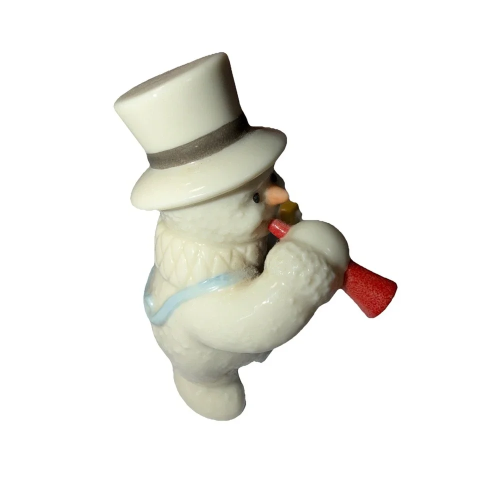 LENOX BONE CHINA JANUARY CELEBRATION SNOWMAN FIGURINE‎ 12 MONTHS COLLECTION